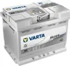 A Varta car battery is shown from a 3/4 front angle on a white background. Produktbild-Vorschau