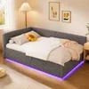 Flieks Schlafsofa 140x200cm mit Led und Ladeanschlüssen, Produktbild-Vorschau 3