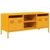 vidaXL TV skříňka hořčicově žlutá 101,5x39x43,5 cm Ocel Náhled obrázku produktu 1