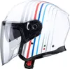 Casque jet Caberg Flyon Bakari, blanc/rouge/bleu, taille S Voir les images du produit 2