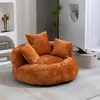 okwish Divano letto con 3 cuscini, Divano angolare Lazy Anteprima dell’immagine prodotto 12