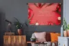 MuchoWow® Wandteppich Wandbehang Winter - Rot - Produktbild-Vorschau 5