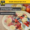 Karl Krüger 10124PAB Schüssel Sylt emailliert, blau, 24 cm Produktbild-Vorschau 4