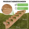 Terrassentreppe aus Lärche Treppe Stufen Wangentreppe Produktbild-Vorschau 3