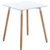 CLP Küchentisch Viborg weiß Größe 60 cm Größe 60 cm Produktbild-Vorschau 1