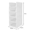 5 Stück Faltbarer Kleiderschrank Organizer,Grau Stapelbare Produktbild-Vorschau 7