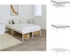 vidaXL Bettgestell Metall Weiß 120x190 cm -  Betten & Produktbild-Vorschau 1