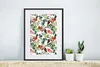 MuchoWow® Gerahmtes Poster Beeren - Aquarell - Rot 30x40 cm Produktbild-Vorschau 6