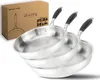 DIVORY Edelstahlpfannen Set 20, 24, 28 cm – Unbeschichtete Produktbild-Vorschau 1