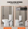 Two installation methods for a toilet system are shown side-by-side. Anteprima dell’immagine prodotto