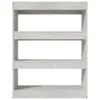 vidaXL Bücherregal/Raumteiler Betongrau 80x30x103 cm Produktbild-Vorschau 3