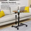 Laptoptisch Höhenverstellbar,Mobiler Beistelltisch mit Produktbild-Vorschau 2