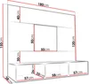 MIRJAN24 Wohnwand Deromi III, Wohnzimmer Möbel Set, Produktbild-Vorschau 6