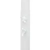 A close-up view of the adjustable height mechanism on a white pole, featuring two white knobs for tightening. Náhled obrázku produktu