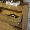 sweeek - Kommode mit Holzdekor, 4 Schubladen - Eschenlook Produktbild-Vorschau 6