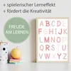 ABC Kinderposter 3er Set Lernposter Regenbogen Alphabet & Produktbild-Vorschau 2