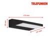 Lampada da esterno a LED orientabile IP44 4000K 10W nera Anteprima dell’immagine prodotto 6