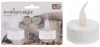 A package of two LED tealights with batteries, and a single LED tealight shown separately. Náhled obrázku produktu