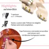hair2heart Tape Extensions Echthaar Gewellt - 10 Tapes 2.5g Produktbild-Vorschau 5