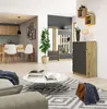 Kommode AKORD K60 Eiche Artisan 60 cm 4 Schubladen Front Produktbild-Vorschau 7