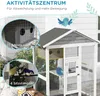Cage à oiseaux PawHut en bois, volière pour perruches avec Voir les images du produit 6