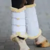 Kavalkade Gamaschen Show mit Kunstfell Beinschutz Weiß S Produktbild-Vorschau 2