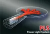 An abstract illustration showing light splitting and spreading out, with the text "PLS Power Light System" at the bottom right. Produktbild-Vorschau