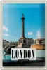 Blechschild Reise 20x30cm London UK Brunnen Trafalgar Produktbild-Vorschau 1