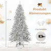 COSTWAY 210cm Künstlicher Weihnachtsbaum mit Schnee, 350 Produktbild-Vorschau 3