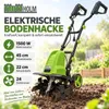 Motorhacke 1500 W, 45 cm breit, 22 cm tief, 24 Hackmesser Produktbild-Vorschau 2