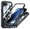 A disassembled phone case with a phone inside, showing its protective layers and magnetic ring. Anteprima dell’immagine prodotto