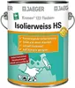 A white metal can of Jaeger Kronen Flecken-Isolierweiss HS paint. Produktbild-Vorschau