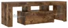 vidaXL TV skříňka s LED světly Smoked Oak 120x35x40 cm Náhled obrázku produktu 4