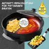 GOURMETmaxx Pizza-Pfanne elektrisch 1500W schwarz mit Produktbild-Vorschau 4