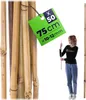 KADAX Bamboe stokken, 75 cm x 10/12 mm, set van 50, Productafbeelding-voorbeeld 1