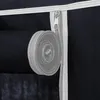 Close-up of a rolled-up zipper on a black fabric storage unit. Náhľad obrázku produktu