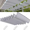 Tenda da sole a onde, grigio chiaro, 2x3 m, retrattile con Anteprima dell’immagine prodotto 1