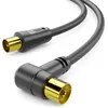 deleyCON 3,0m TV Antennenkabel Winkel - IEC Koaxialkabel Produktbild-Vorschau 1