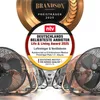 Brandson Retro Bodenventilator 32W, Windmaschine im Chrom Produktbild-Vorschau 2
