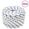 vidaXL Corda da barca bianca 12 mm 25 m polipropilene Anteprima dell’immagine prodotto 6