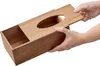 com-four® Kosmetische doekjeshouder van acaciahout - Productafbeelding-voorbeeld 3
