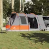 vidaXL Tenda auto 2 persone grigio e arancione impermeabile Anteprima dell’immagine prodotto 3