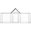 vidaXL Hühnerstall 3x1x1,5 m Verzinkter Stahl Produktbild-Vorschau 9