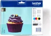 The image shows the packaging of Brother ink cartridges, featuring a cupcake graphic and product information. Anteprima dell’immagine prodotto
