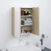 VidaXL 331530, Eiche, Weiß, 1 Stück(e) Produktbild-Vorschau 2