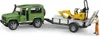 bruder Land Rover Defender  mit Mini-Bagger , Maßstab 1:16 Produktbild-Vorschau 9