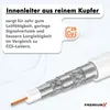 PremiumX 50m DELUXE PRO Koaxialkabel 135dB 5-fach reines Produktbild-Vorschau 3