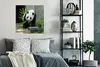 MuchoWow® Poster Panda - Baumstamm - Höhle 75x75 cm - Wand Produktbild-Vorschau 4