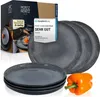 Moritz & Moritz VIDA 6tlg Dessert Teller Anthrazit Geschirr Produktbild-Vorschau 1