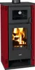 Kaminofen mit Backfach PRITY K2 GT F Burgundy – 8,1kW, A+ Produktbild-Vorschau 1